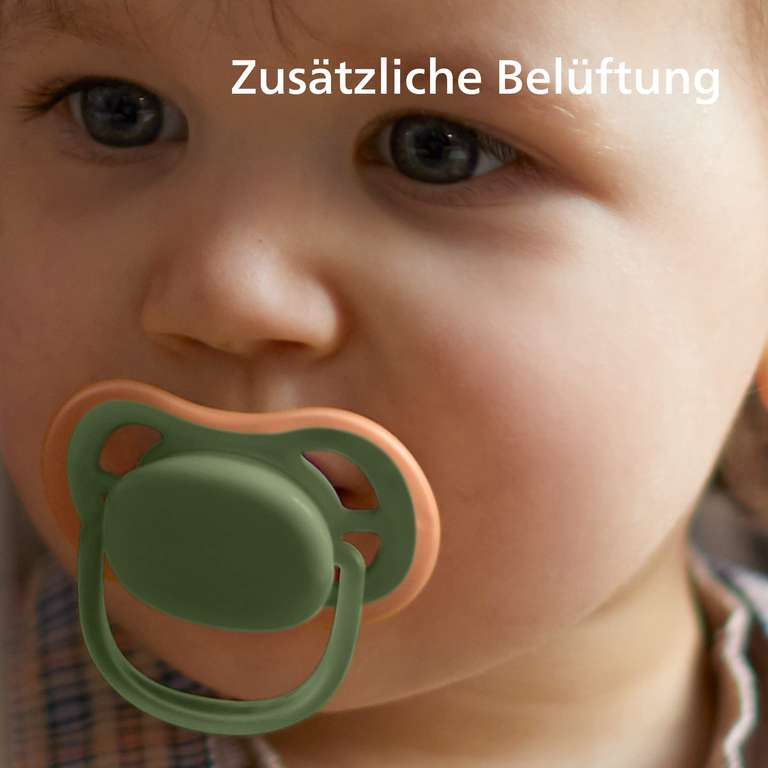 Philips Avent Ultra Air Schnuller, BPA-freier Schnuller für Babys von 6 bis 18 Monaten, 2er-Pack (4er 7,99€) (Prime)