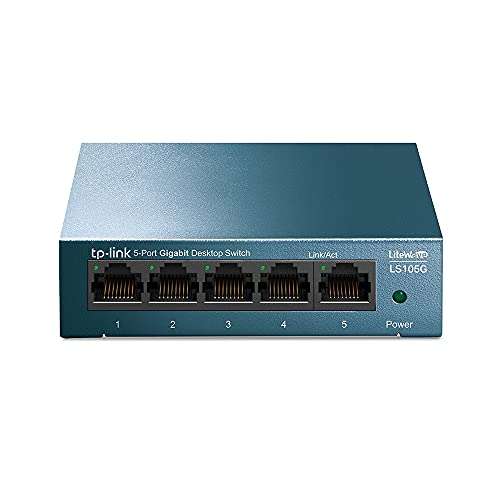 [Prime] TP-Link LiteWave LS105G - Switch 5 Port Gigabit Ethernet