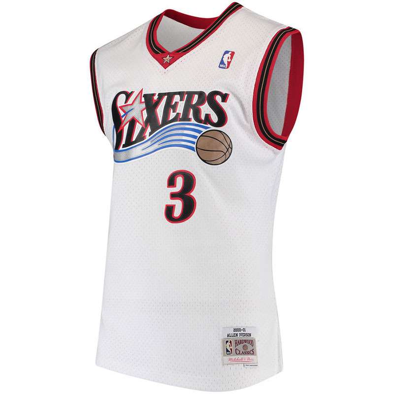 Maillot Allen Iverson Sixers Mitchell & Ness XL - Vinted