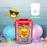 Chupa Chups Best of Lollipop-Eimer aus Metall, enthält 150 Lutscher in 5 Geschmacksrichtungen (Prime Spar-Abo)