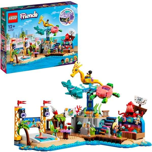 LEGO 41737 Friends Strand-Erlebnispark (62,90€) oder 41749, 41744, 41747 vsk-frei + Notizbuch GWP + Freundschaftsbuch