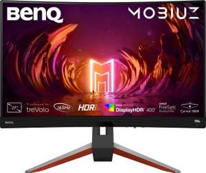 BenQ MOBIUZ EX2710R Gaming-Monitor (69 cm/27 ", 2560 x 1440 Pixel, WQHD, 1 ms Reaktionszeit, 165 Hz, VA LED)