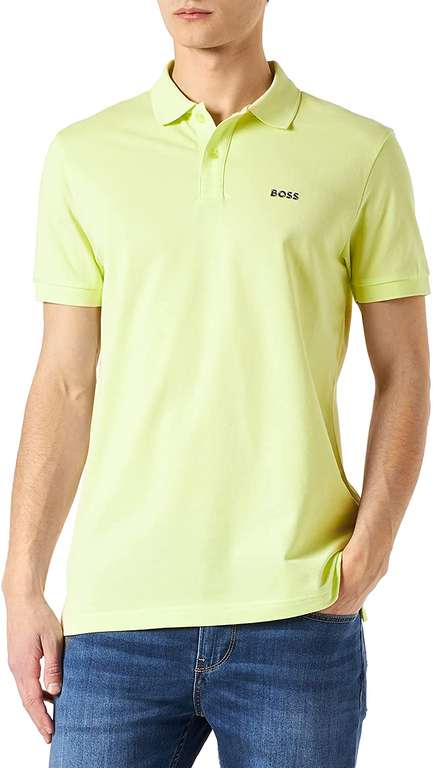 Hugo Boss Herren Piro Polohemd, viele Größen, auch grün/gelb (Ama/Zalando)
