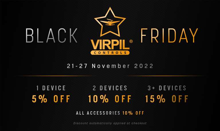 Black Friday @ Virpil Controls (Joysticks, Throttles, etc.)