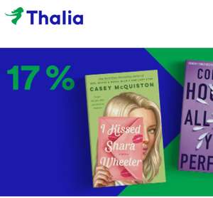Thalia : 17% Rabatt auf fremdsprachige Bücher (auch reduzierte), ausgewählte Ebooks und Hörbücher