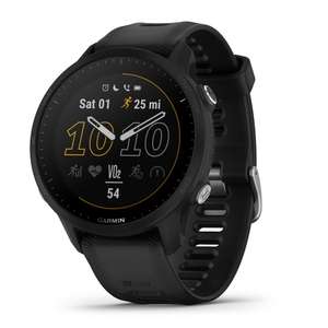 GARMIN Forerunner 955 GPS-Smartwatch Laufuhr Schwarz mit Silikon Wechselarmband 22 mm