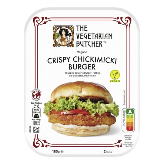 [Lokal München] The Vegetarian Butcher: Crispy Chickimicki Burger (vegan)