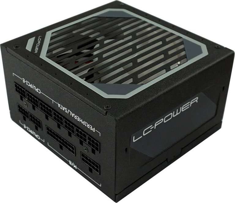 LC Power LC1000M V2.31 Netzteil (1000W, 80+ Gold, vollmodular, 120mm-Lüfter, 3J Garantie)