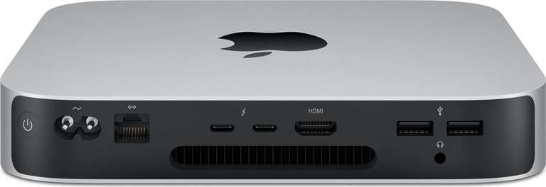 Apple Mac mini M1 16/512GB (8 Core CPU & 8 Core GPU, nicht aufrüstbar, 2x TB4, HDMI 2.0, 2x USB-A, LAN, Wi-Fi 6, 1J Garantie)