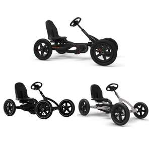 BERG Pedal Go-Kart Buddy + 8-fache Menge babypoints | 3 verschiedene Farben (schwarz, grau, graphite) | ab 3 Jahren | bis max. 50 kg