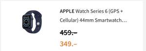 [ Saturn & Amazon ] Apple Watch 6 (LTE) Cellular 44mm , Aluminiumgehäuse Blau, Sportarmband Dunkelmarine