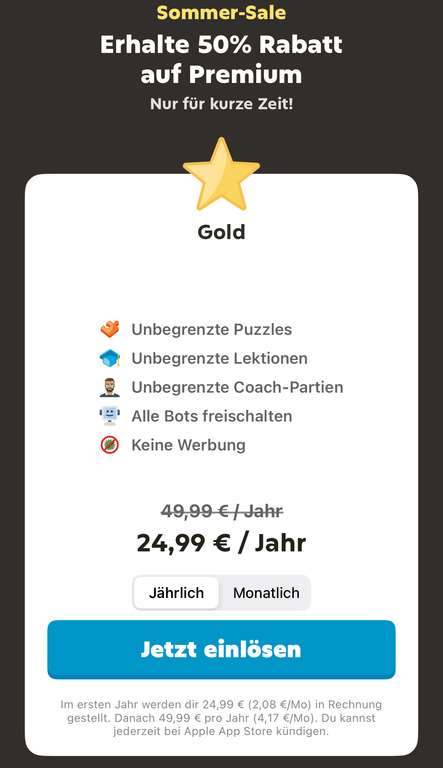CHESS.com Premium Mitgliedschaft -50% nur 24,99€! Jetzt zuschlagen at ...