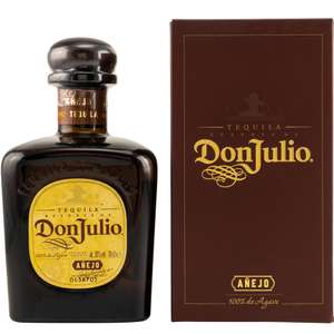 Spirituosen-Übersicht 17: Gin, Rum und Tequila bei Dealclub, z.B. Don Julio Añejo Reservade Tequila (0.7 l) für 32,29€ inkl. Versand