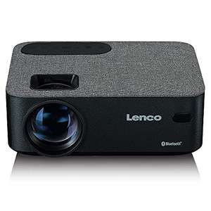 Lenco LPJ-700 Mini Beamer - Bluetooth Beamer - Mini Projektor 4000 Lumen - Full HD - Bluetooth 5.0 - 2 x HDMI - USB - Fernbedienung