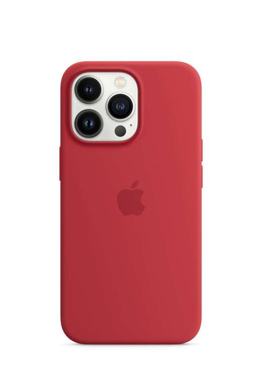 Apple Silicon Case mit MagSafe (Product Red) für IPhone 13 Pro