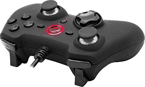 Speedlink RAIT Gamepad – Gaming Controller kabelgebunden + wireless mit Vibrationsfunktion, für PC/PS3/Switch, USB Kabelanschluss (Prime)