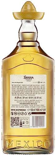 Sierra Tequila Reposado (1 x 1000 ml) – das Original mit Sombrero aus Mexico – ideal als Shot mit Zimt & Orange [PRIME oder Abholstation]