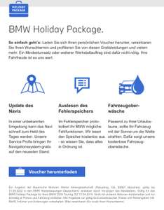 BMW Gratis Navi Update [personalisiert]