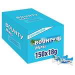 [PRIME/Sparabo] Bounty Minis Schokoriegel | Schokolade Großpackung | Schokolade mit Kokos | 150 x 28,5g = 4,275kg