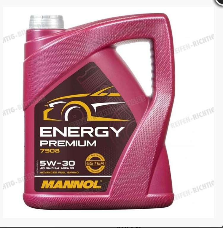 Dexos 2 Mannol Energy Premium 5W-30 5 Liter 7908