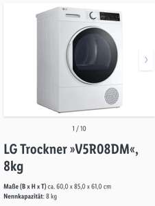 LG V5R08DM | Wärmepumpen-Trockner 8 KG