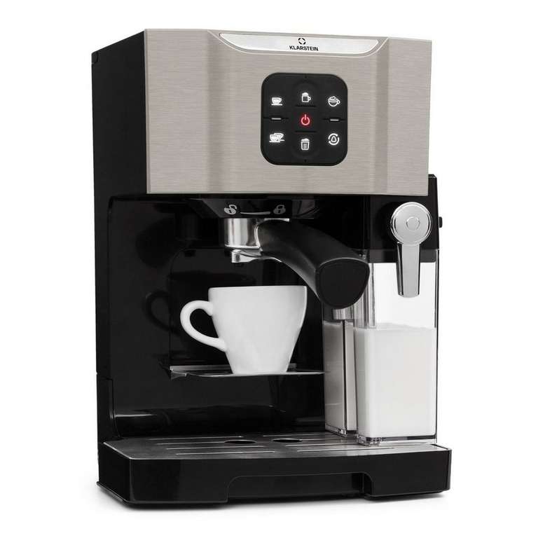 Klarstein Filterkaffeemaschine BellaVita, 1.4l Kaffeekanne, Kaffeemaschine 1450 W 20 Bar Touch
