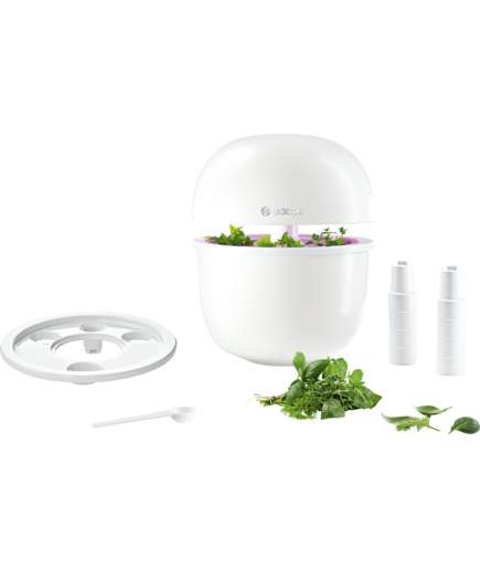 Bosch Smart Indoor Gardening SmartGrow 3 + 2x Samen Starter Kit