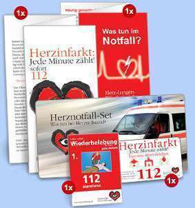 Herznotfall-Set - Notfallausweis der Deutschen Herzstiftung / Notfallkarte kostenlos bestellen | Erste-Hilfe-App der Malteser gratis