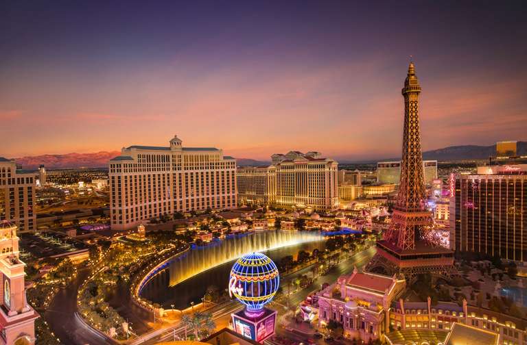 Flüge: Las Vegas, USA [bis Dez. außer Sommerferien] ab z.B. Frankfurt, Hamburg, München, Düsseldorf mit OneWorld ab 386€