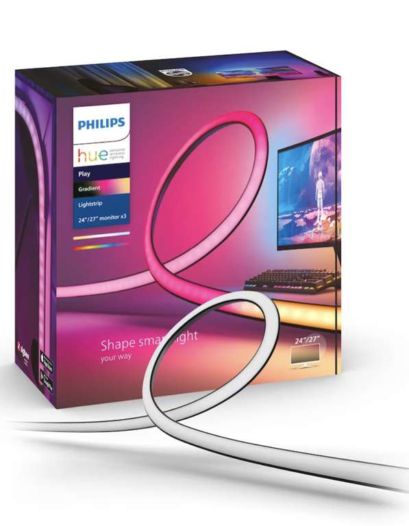 Philips Hue Play Gradient PC Lightstrip 3x 24/27” (nur noch lokal vor Ort)