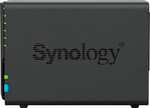 Synology DiskStation DS224+ 2-Bay NAS-System Leergehäuse | 2x 2.5"/3.5" (Hot-Swap) | Celeron J4125 | 2GB DDR4 | 2x Gbit LAN | 2x USB-A 3.0