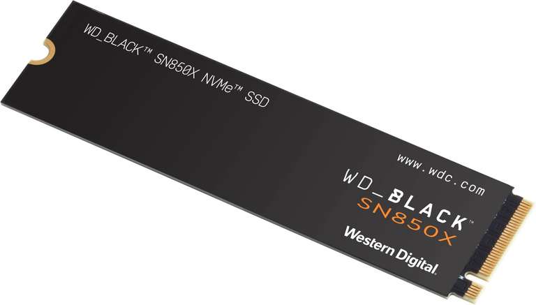 [ebay] 1TB WD_BLACK SN850X M.2 2280 PCIe SSD 4.0 (Lesen 7.300 MB/s | Schreiben 6.600 MB/s) WDBB9G0010BNC I Express / PS5-kompatibel
