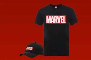 Marvel T-Shirt und Kappe