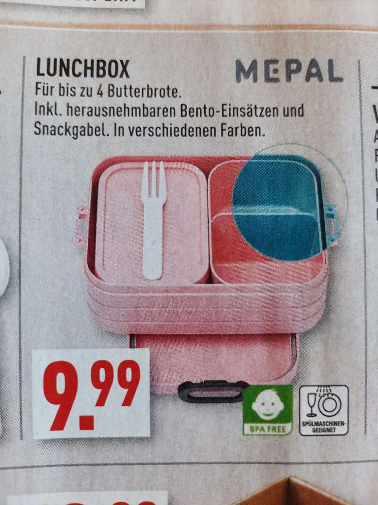 [Bielefeld lokal?] Marktkauf - Mepal Bento Lunchbox midi