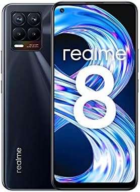 realme 8 64MP AI-Quad-Kamera Android Handy, 6,4 Zoll Super AMOLED Display, 30W Dart Charge, 8+128GB,