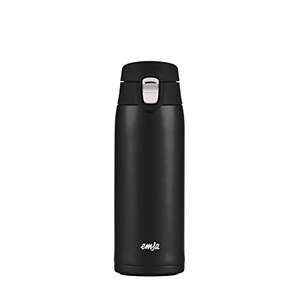 [Amazon Prime] Emsa N21517 Travel Mug Light Isolierbecher | 0,4 L | Edelstahl | 8h heiß/16h kalt | BPA-Frei | Schwarz, Eisblau oder Grün