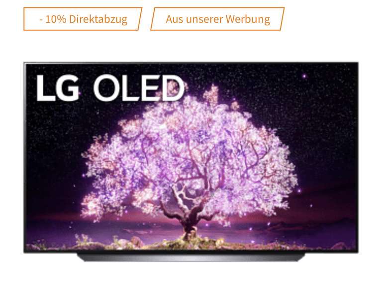LG OLED65C17LB OLED TV (Flat, 65 Zoll / 164 cm, UHD 4K, SMART TV) Saturn + Amazon