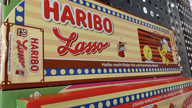 [Metro] HARIBO Lasso 50 Stk. (3,5kg) - Cola, Erdbeer, Him- und Brombeere