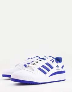 [asos] adidas Originals - Forum 84 low - Sneaker in Weiß und Blau Größe: 46 2/3, 47 1/3 und 48 2/3.