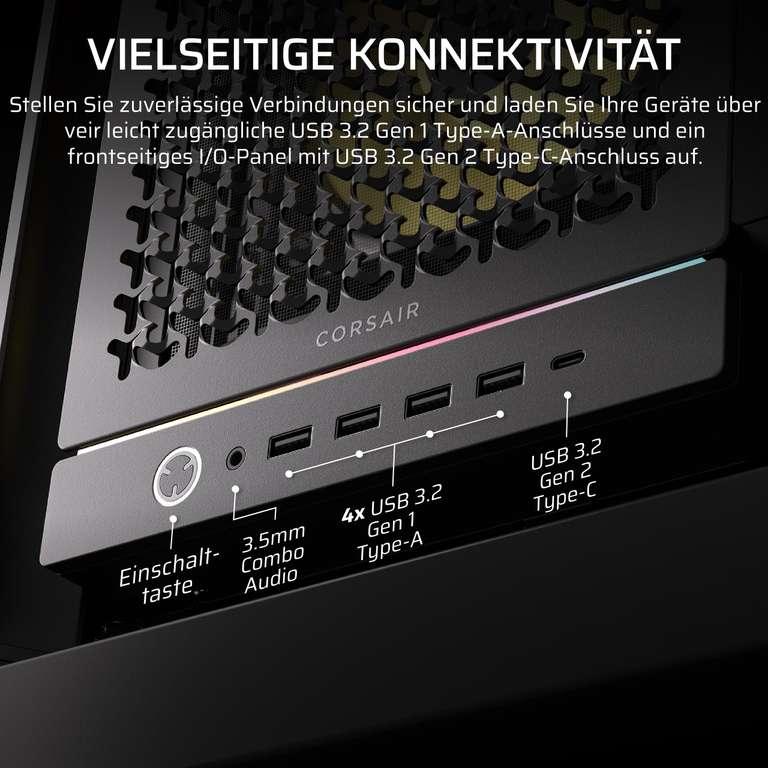 Corsair Frame 5000D RS ARGB PC-Gehäuse 75l – 113.01 bei Amazon | mydealz