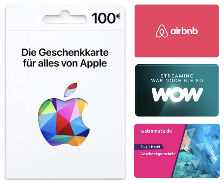 Apple Gift Card kaufen & 10 Prozent als Netto-Gutschein zurück