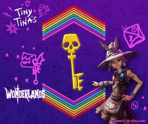 [PC, Epic, Xbox, Playstation] Tiny Tina's Wonderlands + Borderlands 2 Borderlands 3 - je 3x goldene Schlüssel (Mega-SHiFT-Code)
