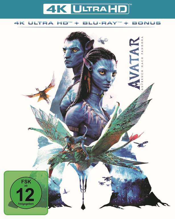 Avatar - Aufbruch nach Pandora (4K UHD + Blu-ray + Bonus Blu-ray) IMDb 7,9 (Prime)
