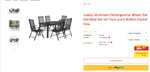 Gartengarnitur/ Aluminium/ Gartenmöbel Set mit Tisch und 6 Stühlen (alternativ auch mit 8 Stühlen)