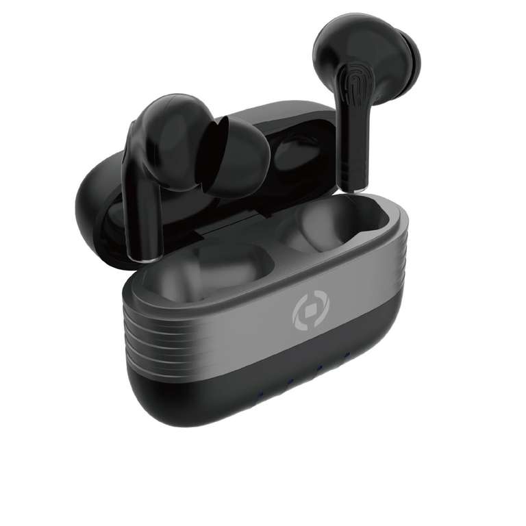 Celly Slim1 Bluetooth 5.0 Kopfhörer kabellos In-Ears, 3,5h Akku, USB-C [Versand aus Italien]