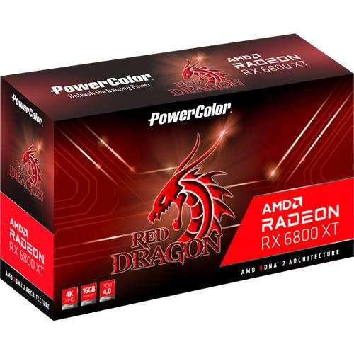 (JETZT 70€ GÜNSTIGER !) ÜBER MINDSTAR 16GB PowerColor Radeon RX 6800 XT Red Dragon Aktiv PCIe 4.0 x16.