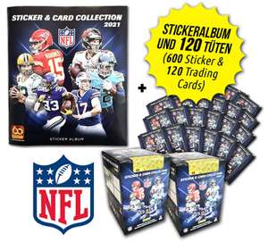 NFL Football Trading Cards Panini Sticker Saison 2021 2022 Abverkauf u.a. Draft, Playoffs Super Bowl LV