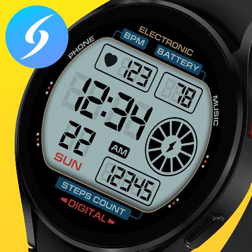 [Google Playstore] SH001 Watch Face, WearOS watch