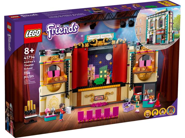 LEGO Friends Andreas Theaterschule (41714) für 59,63 Euro [Thalia]