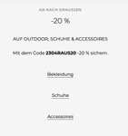 engelhorn: Ab nach draußen: -20 % auf Outdoor, Schuhe & Accessoires, z.B. NIKE Kinder Sneaker REACT LIVE (Gr. 36,5 // 38,5 - 39)